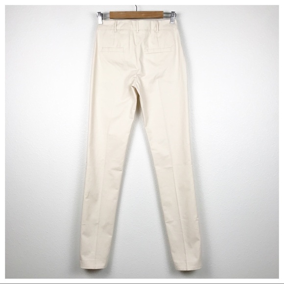 NWT MNG Split Hem Pants in Cream - Picture 5 of 12